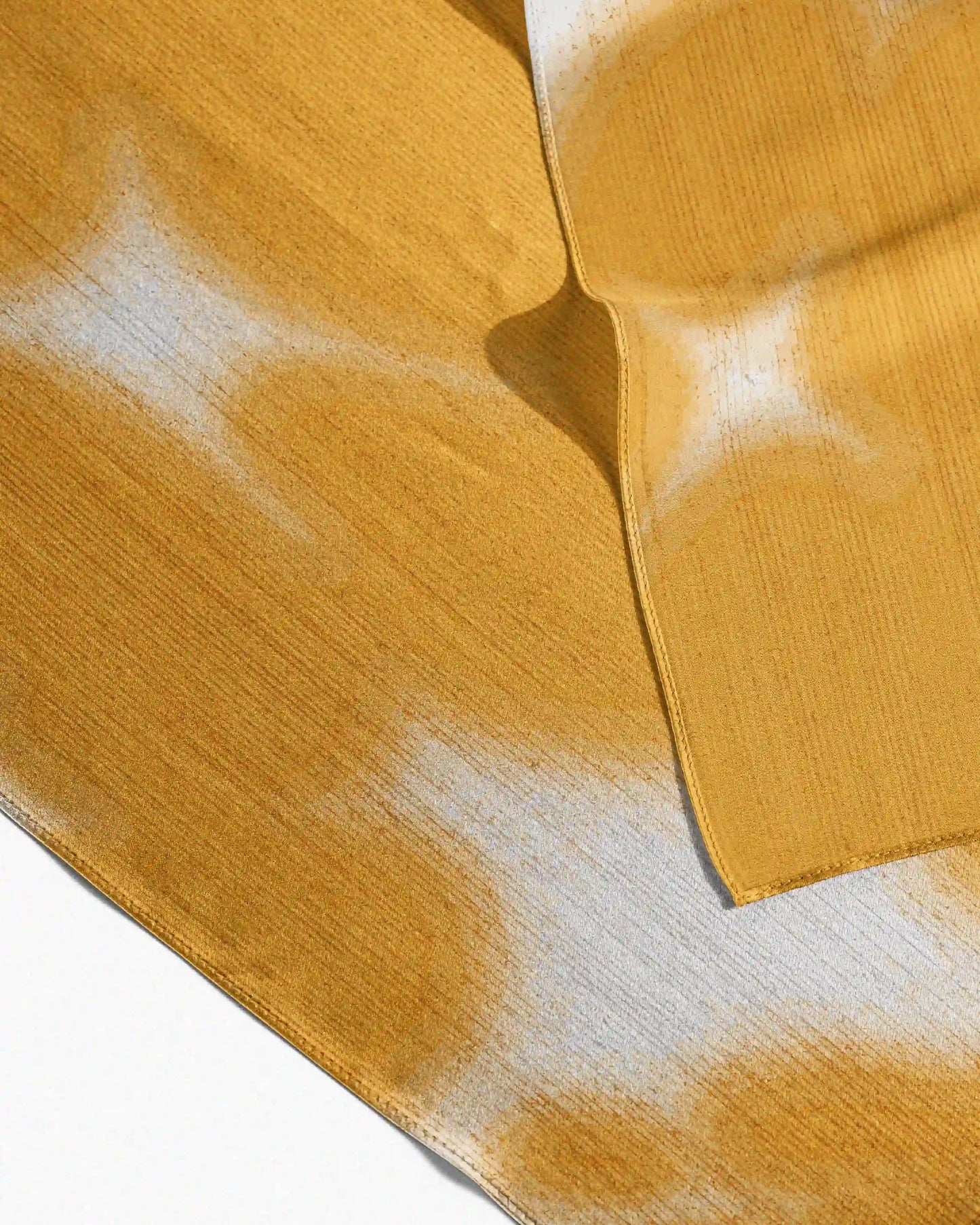 FLORAL BANDANA SUNFLOWER YELLOW & OFF-WHITE