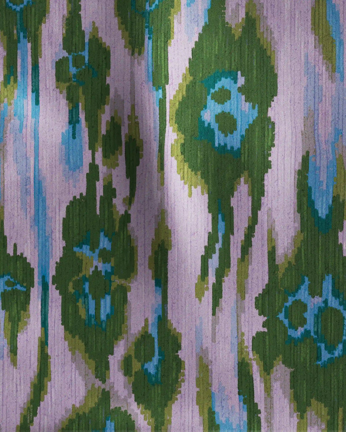 LEOPARD BANDANA PURPLE & FOREST GREEN