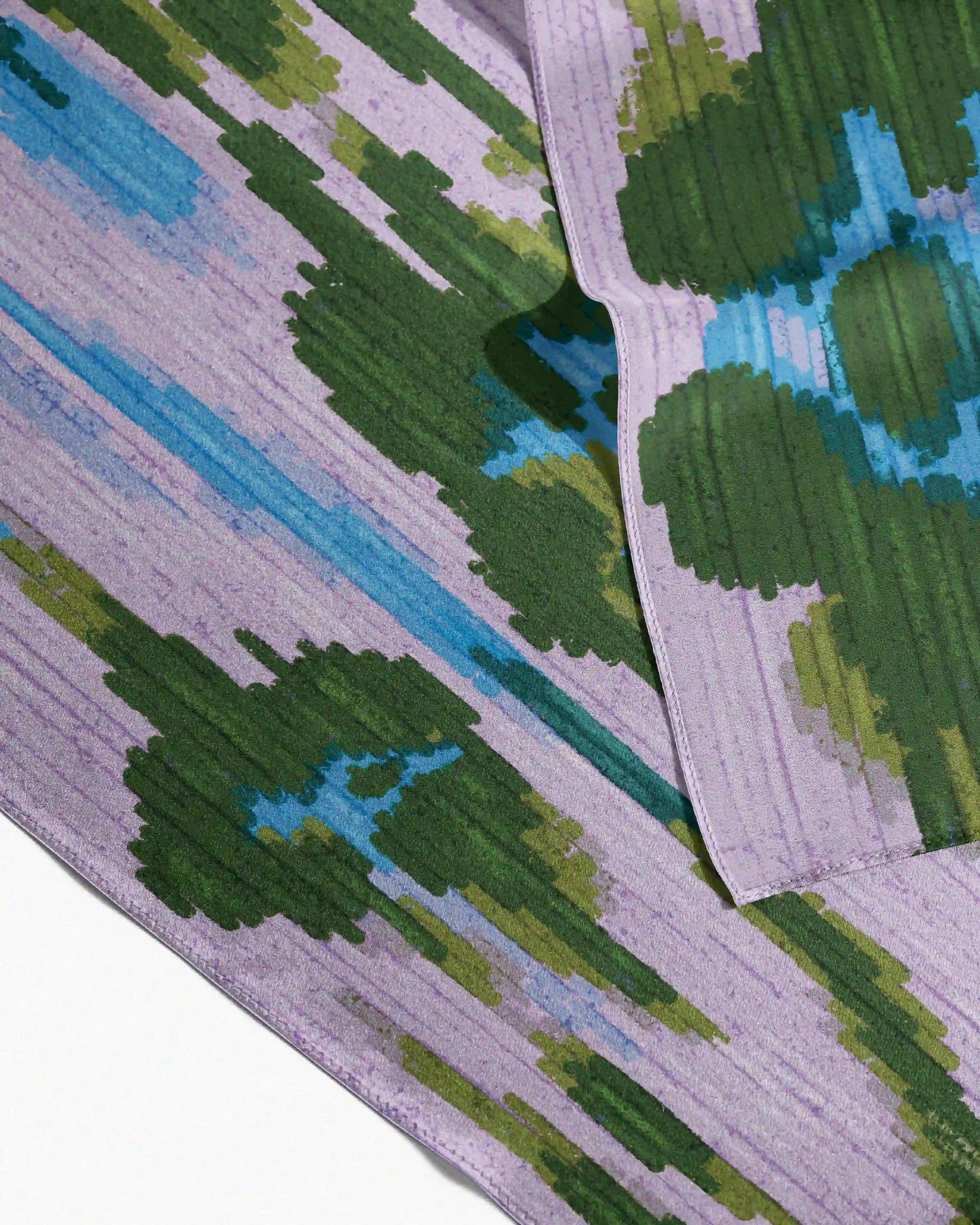 LEOPARD BANDANA PURPLE & FOREST GREEN