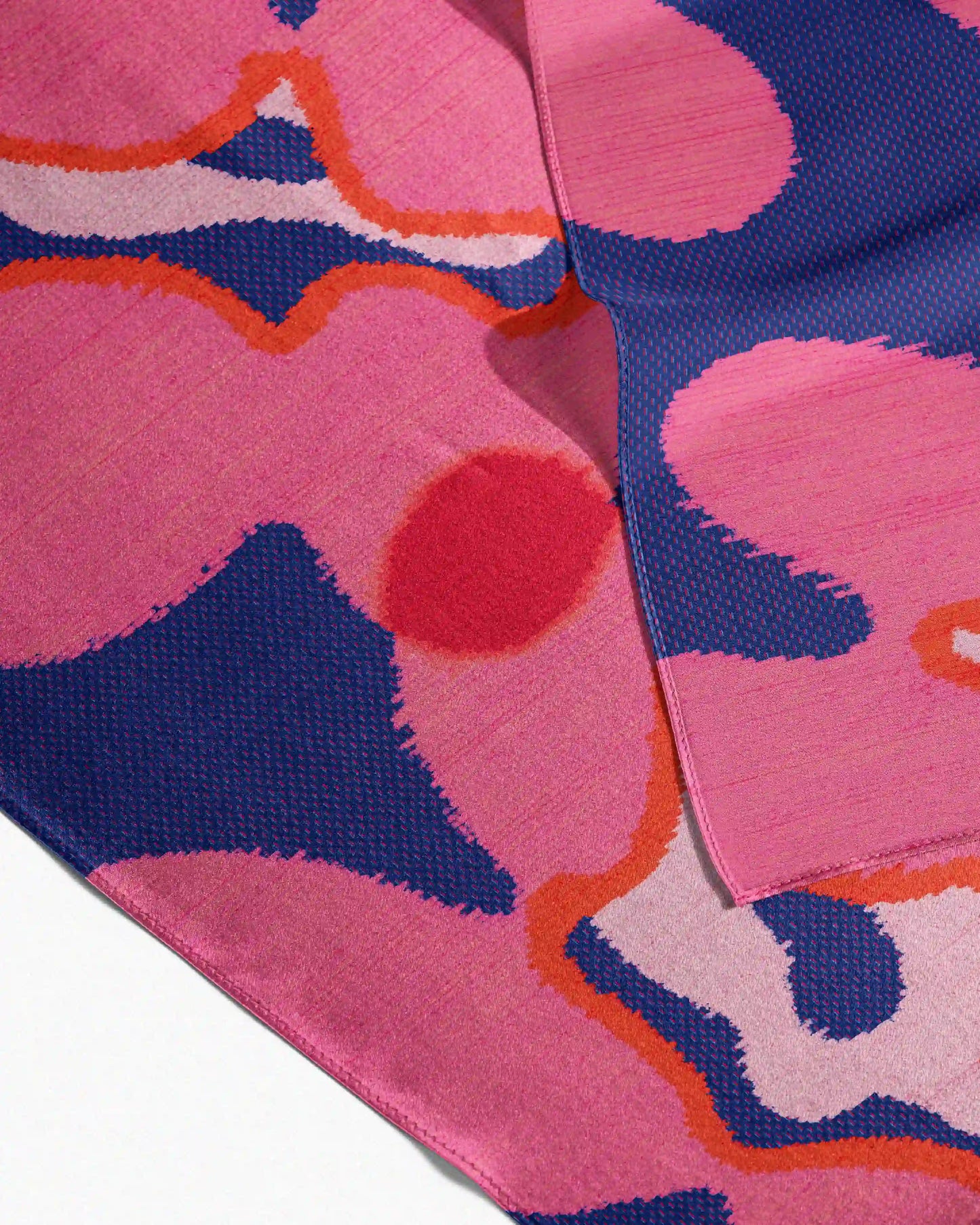 FLORAL BANDANA CHARM PINK & INDIGO