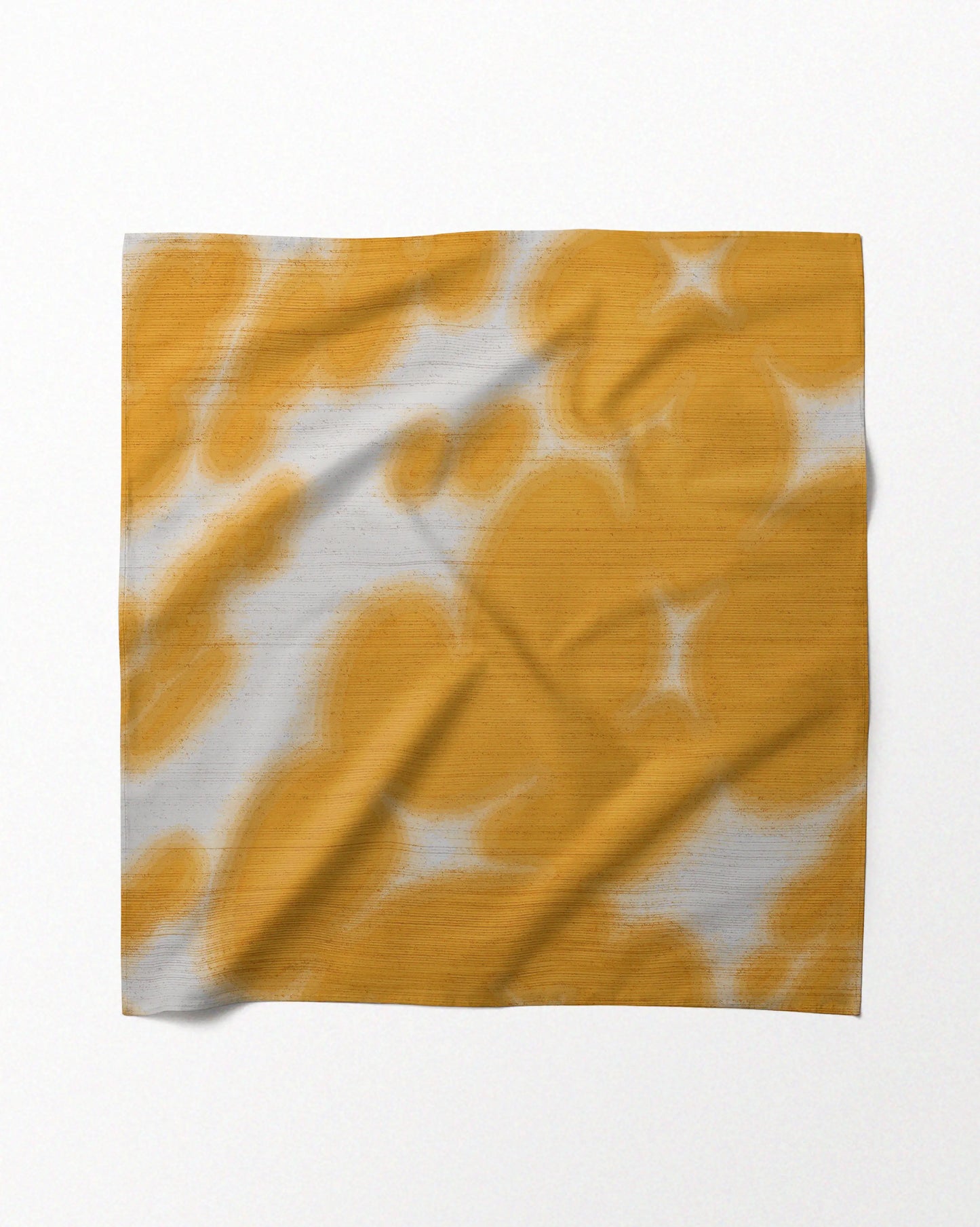 FLORAL BANDANA SUNFLOWER YELLOW & OFF-WHITE