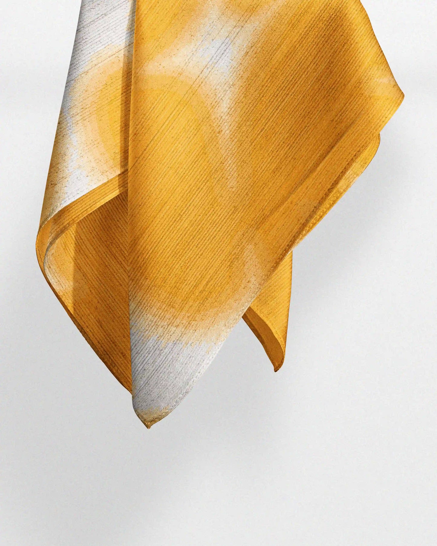 FLORAL BANDANA SUNFLOWER YELLOW & OFF-WHITE